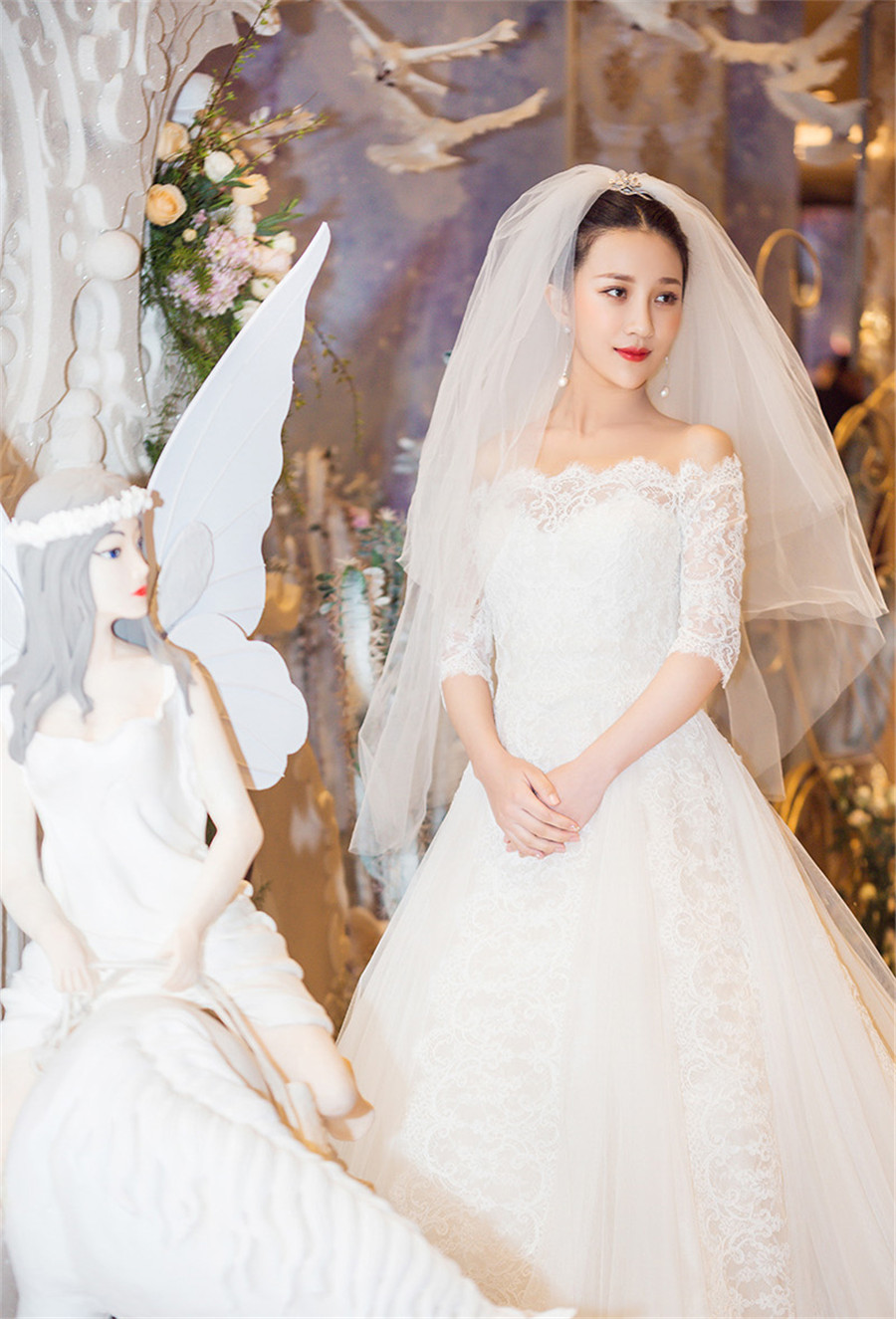 润尚美妆造型,新娘跟妆,时尚新娘造型,婚礼造型,新娘试妆照