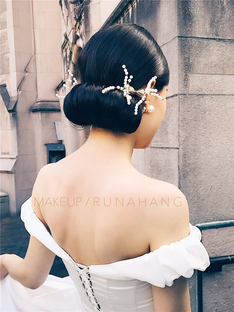 润尚美妆造型,新娘跟妆,时尚新娘造型,婚礼造型,新娘试妆照