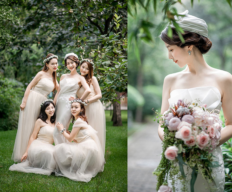 润尚美妆造型,新娘跟妆,时尚新娘造型,婚礼造型,新娘试妆照