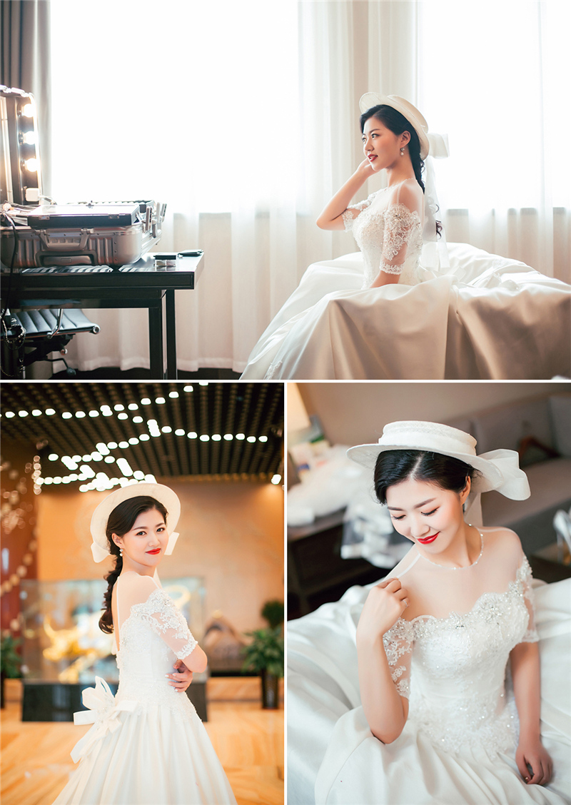 润尚美妆造型,新娘跟妆,时尚新娘造型,婚礼造型,新娘试妆照