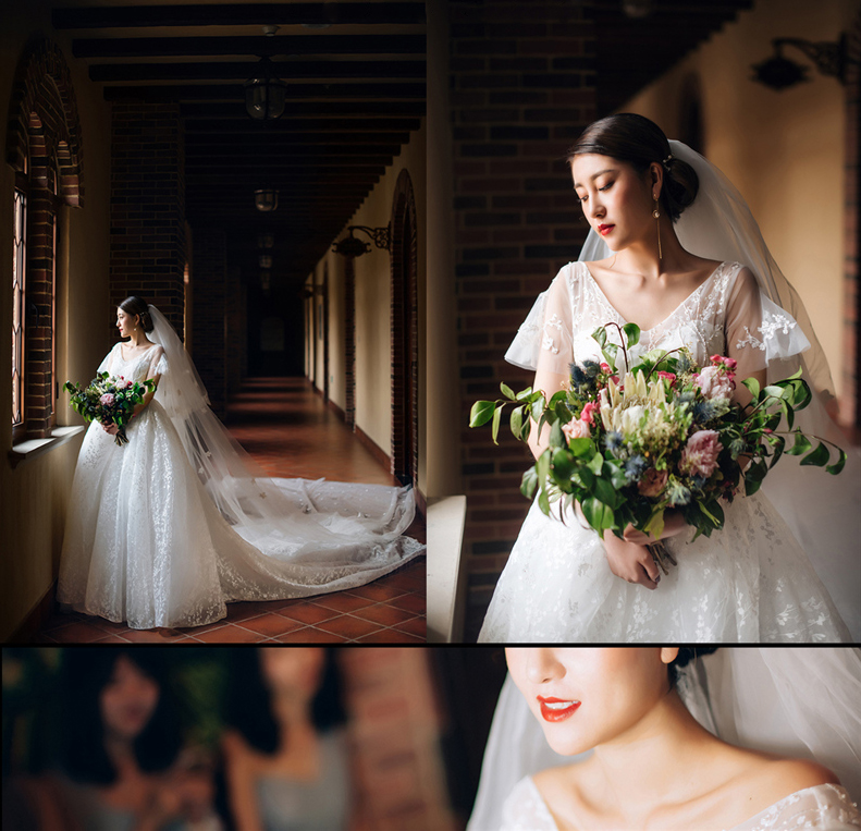 润尚美妆造型,新娘跟妆,时尚新娘造型,婚礼造型,新娘试妆照