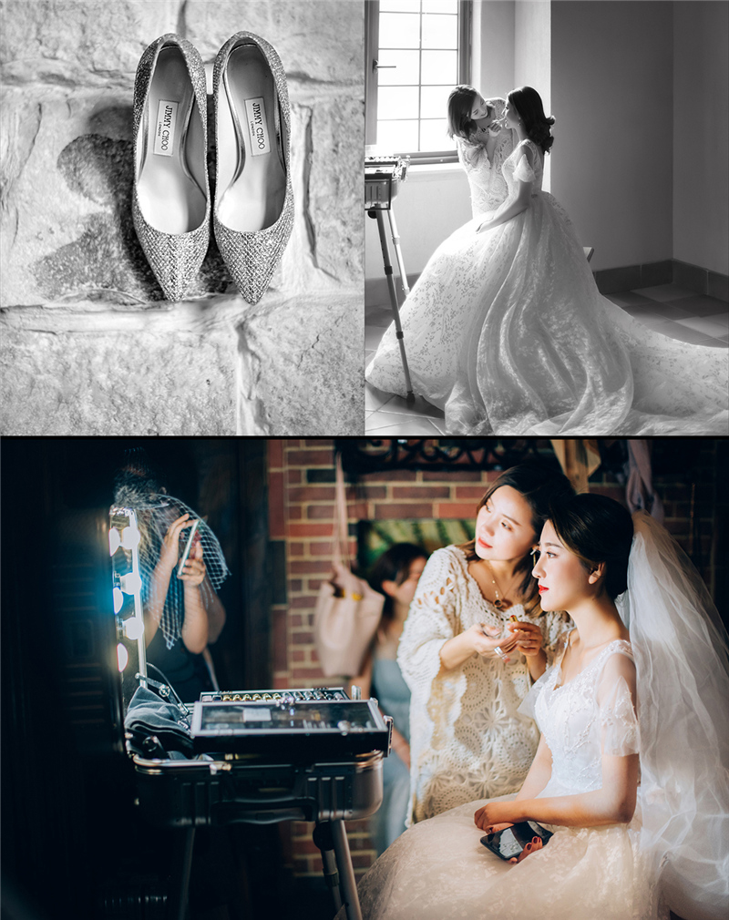 润尚美妆造型,新娘跟妆,时尚新娘造型,婚礼造型,新娘试妆照