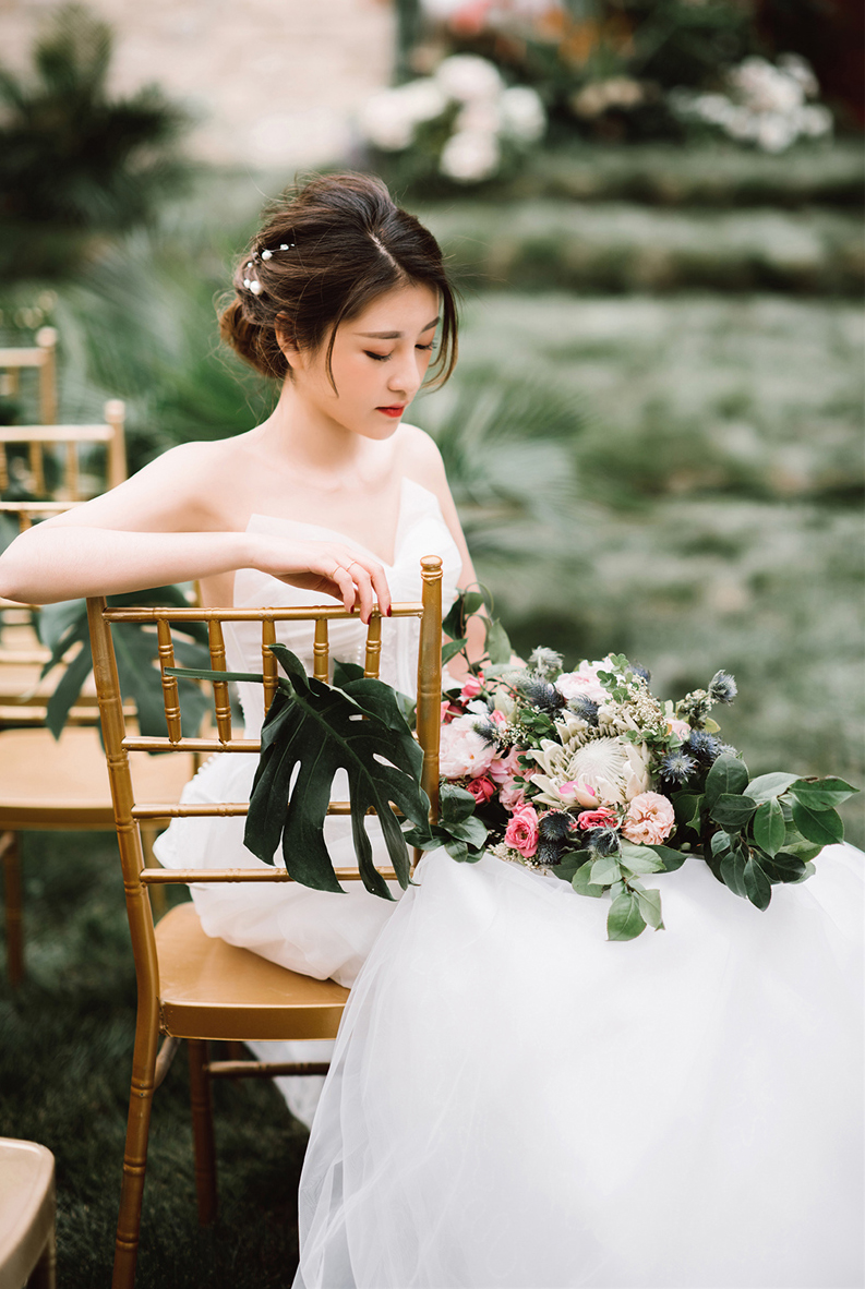 润尚美妆造型,新娘跟妆,时尚新娘造型,婚礼造型,新娘试妆照