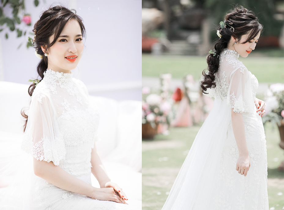 润尚美妆造型,新娘跟妆,时尚新娘造型,婚礼造型,新娘试妆照