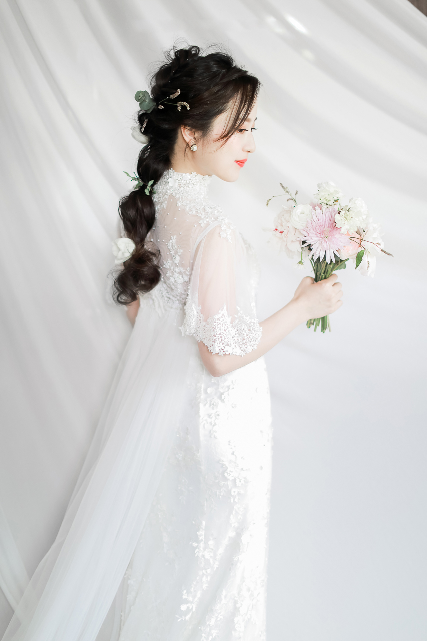 润尚美妆造型,新娘跟妆,时尚新娘造型,婚礼造型,新娘试妆照