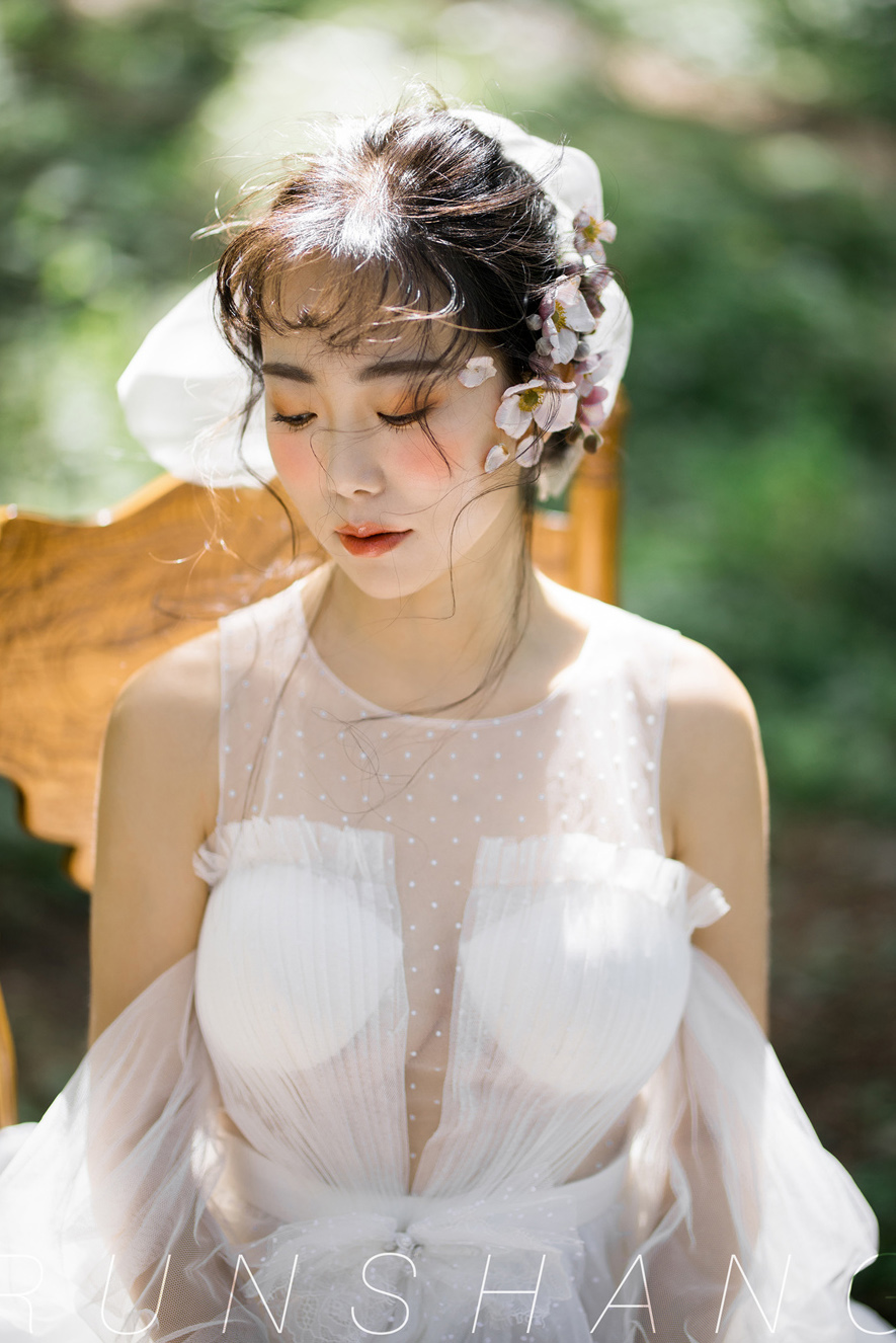 润尚美妆造型,新娘跟妆,时尚新娘造型,婚礼造型,新娘试妆照