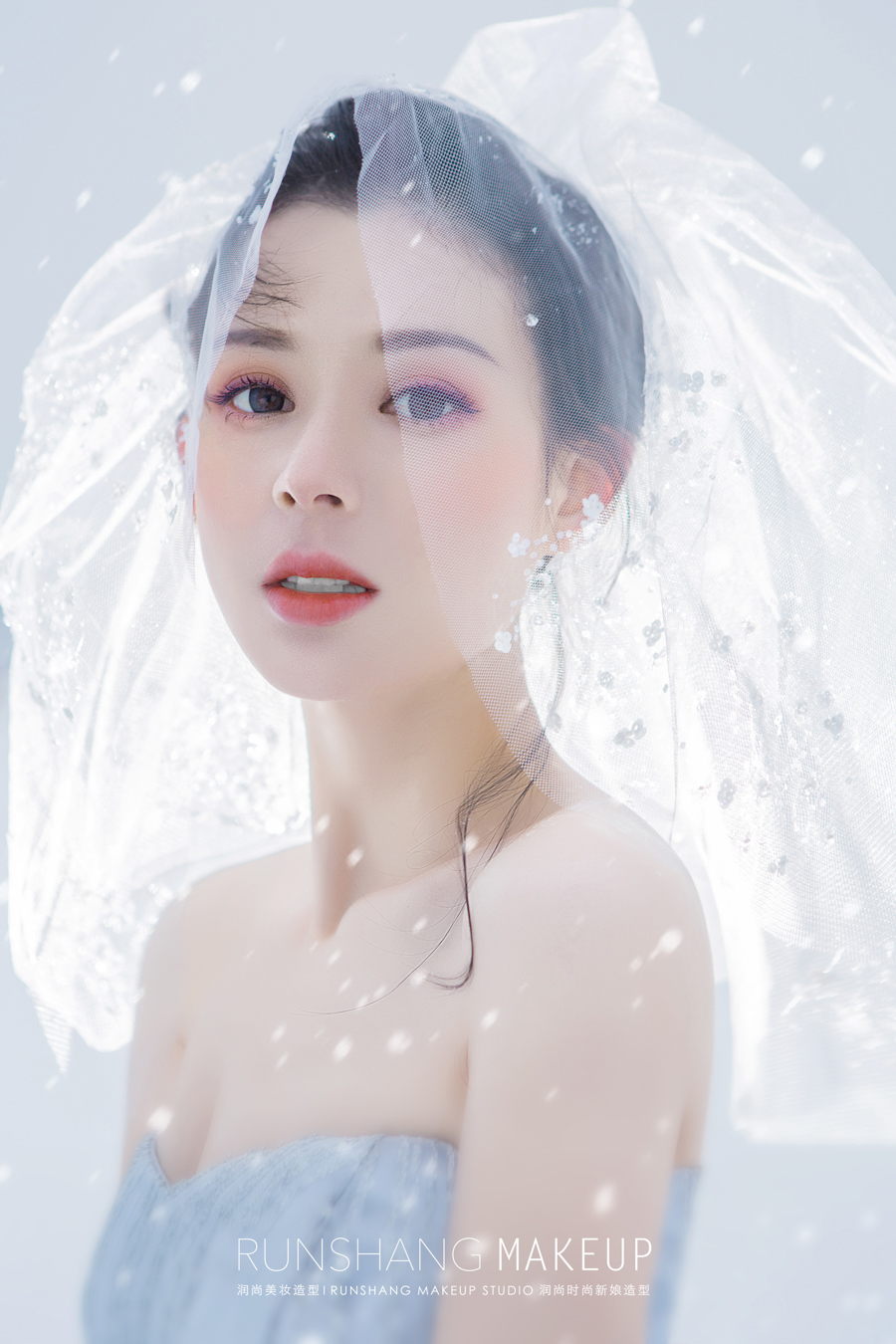 润尚美妆造型,新娘跟妆,时尚新娘造型,婚礼造型,新娘试妆照