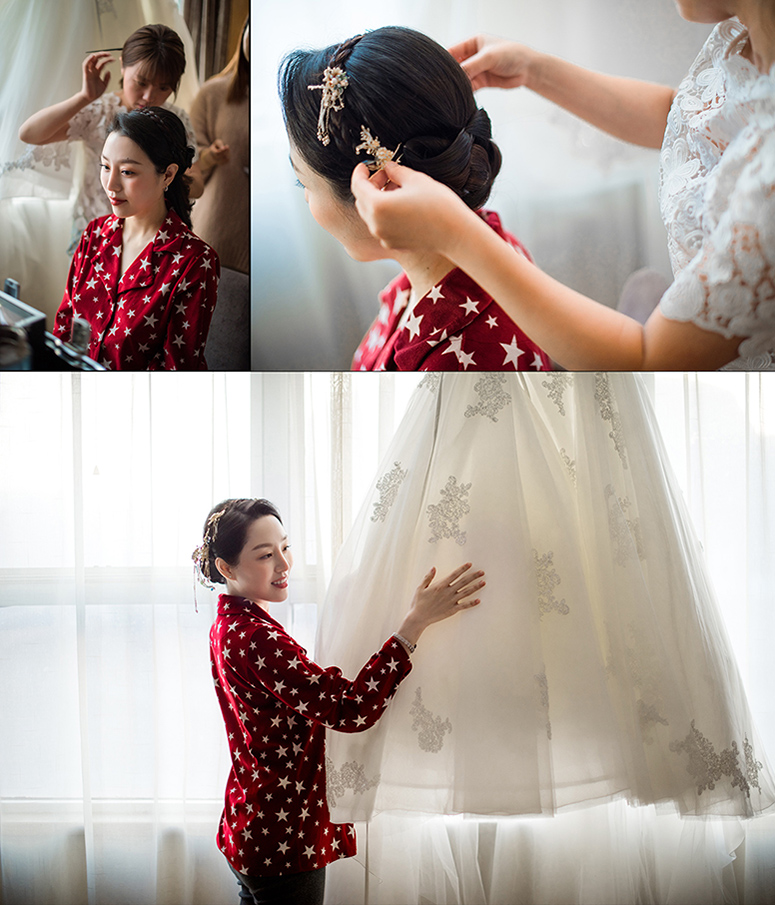 润尚美妆造型,新娘跟妆,时尚新娘造型,婚礼造型,新娘试妆照