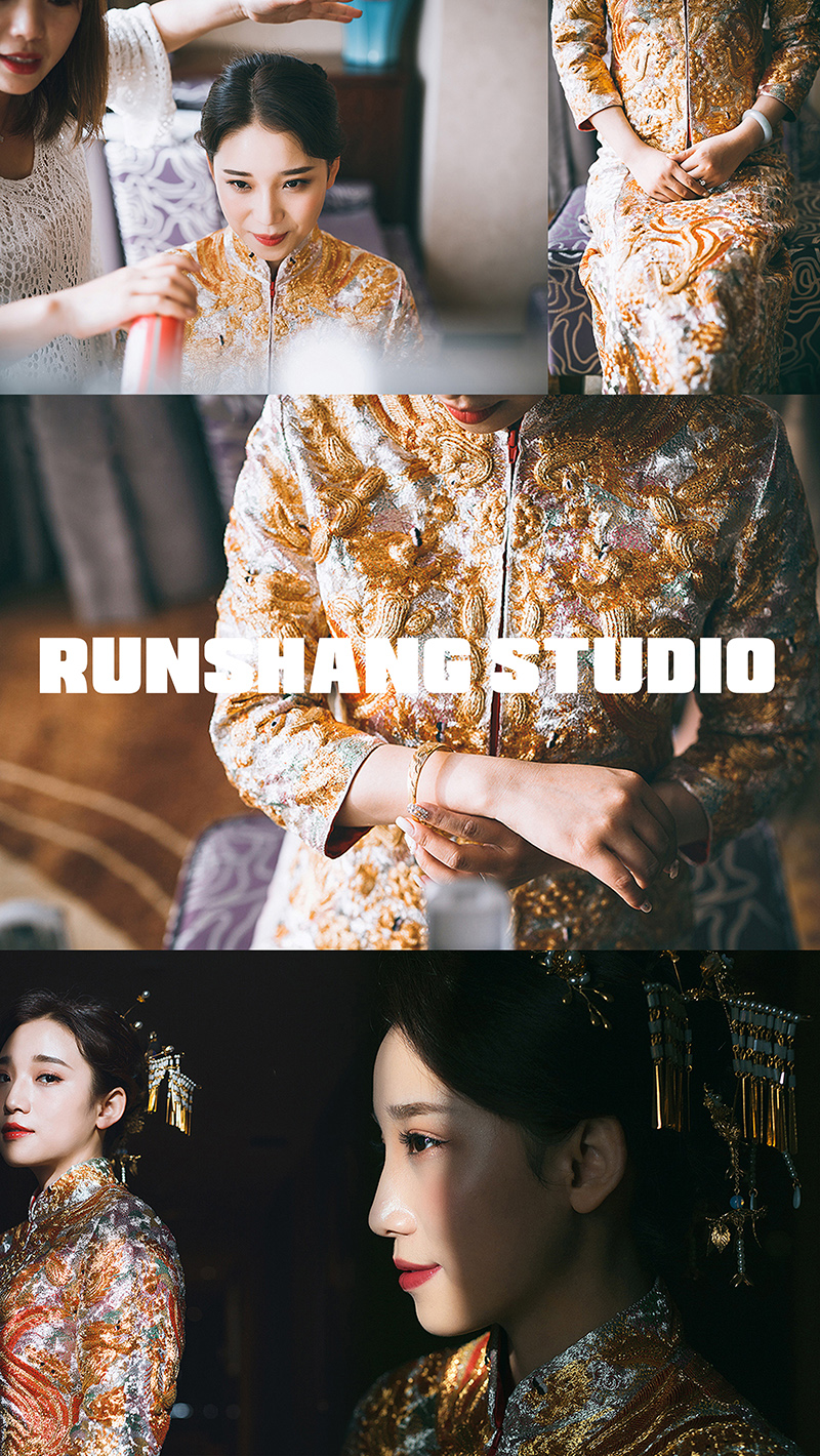 润尚美妆造型,新娘跟妆,时尚新娘造型,婚礼造型,新娘试妆照