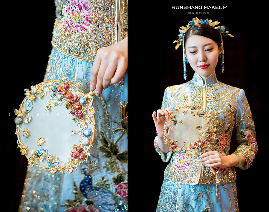 润尚美妆造型,新娘跟妆,时尚新娘造型,婚礼造型,新娘试妆照