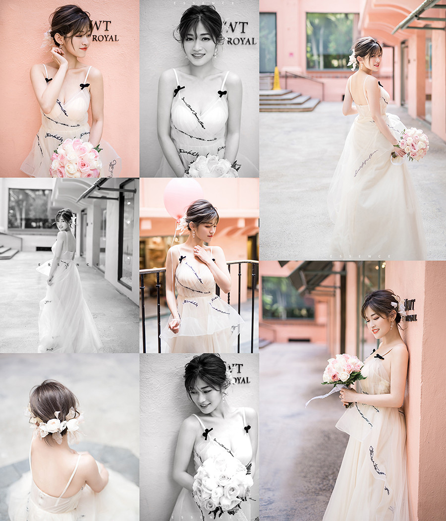 润尚美妆造型,新娘跟妆,时尚新娘造型,婚礼造型,新娘试妆照