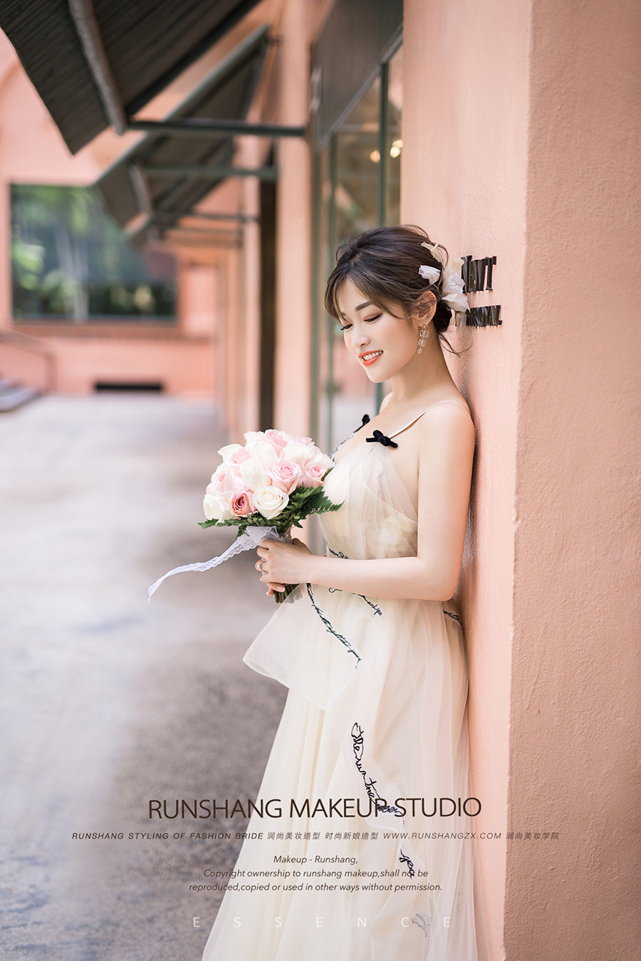 润尚美妆造型,新娘跟妆,时尚新娘造型,婚礼造型,新娘试妆照