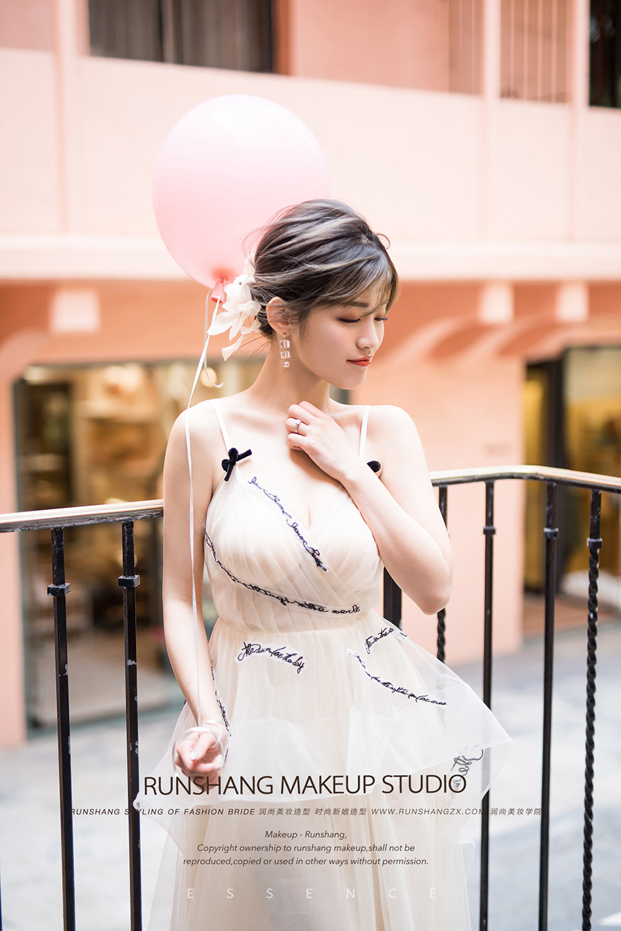 润尚美妆造型,新娘跟妆,时尚新娘造型,婚礼造型,新娘试妆照