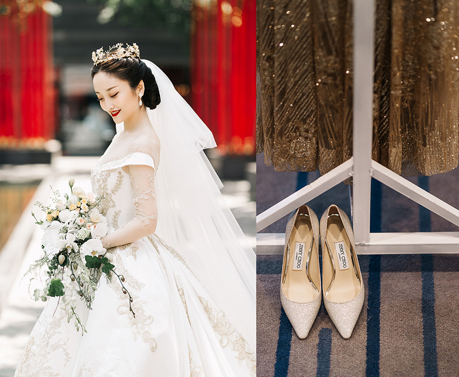 润尚美妆造型,新娘跟妆,时尚新娘造型,婚礼造型,新娘试妆照