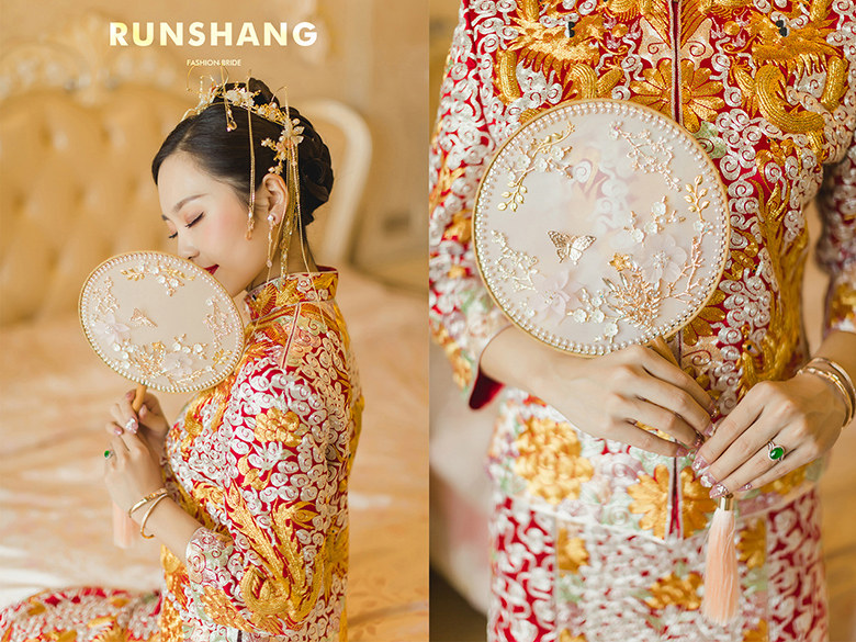 润尚美妆造型,新娘跟妆,时尚新娘造型,婚礼造型,新娘试妆照