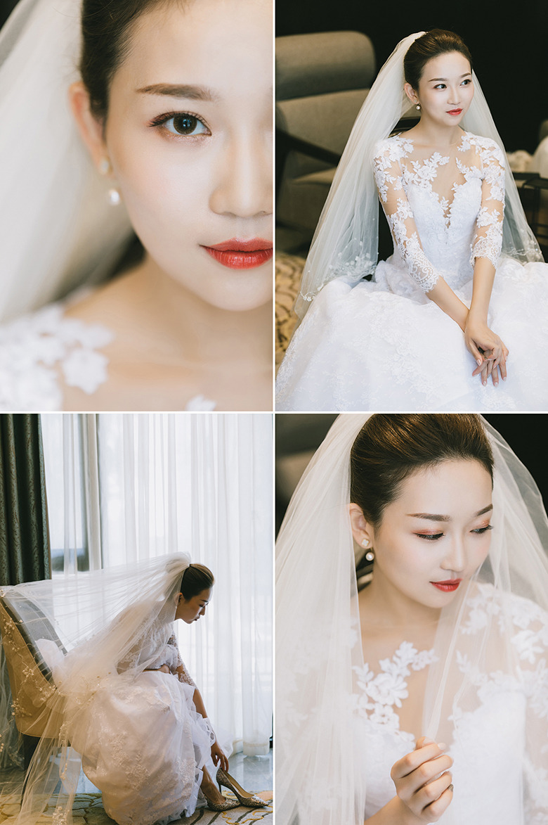 润尚美妆造型,新娘跟妆,时尚新娘造型,婚礼造型,新娘试妆照