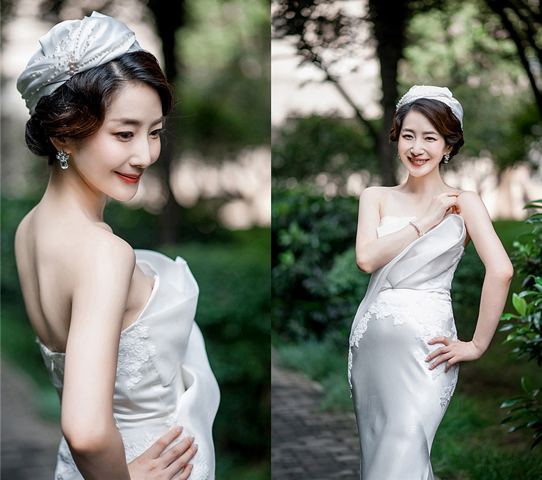 润尚美妆造型,新娘跟妆,时尚新娘造型,婚礼造型,新娘试妆照