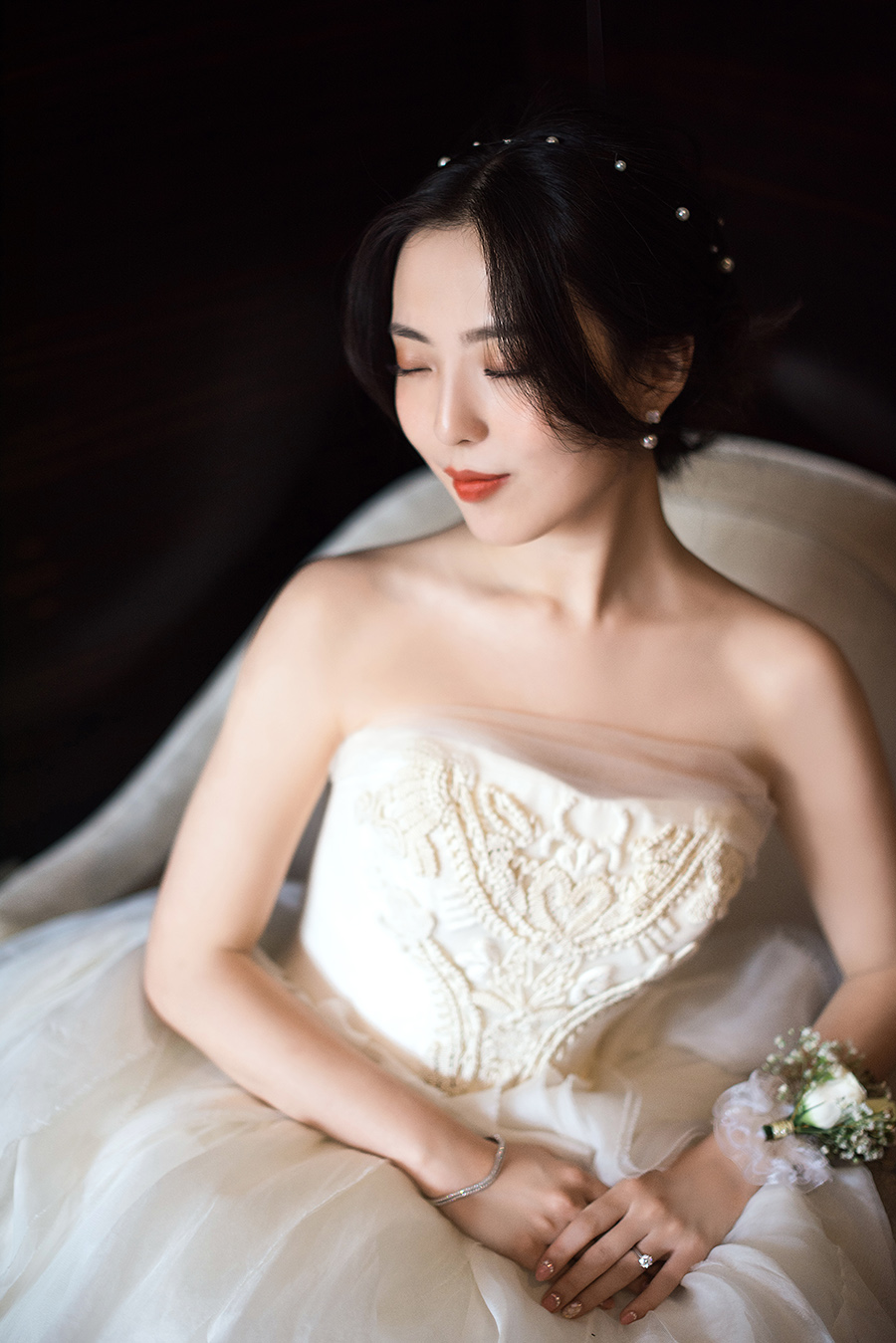 润尚美妆造型,新娘跟妆,时尚新娘造型,婚礼造型,新娘试妆照