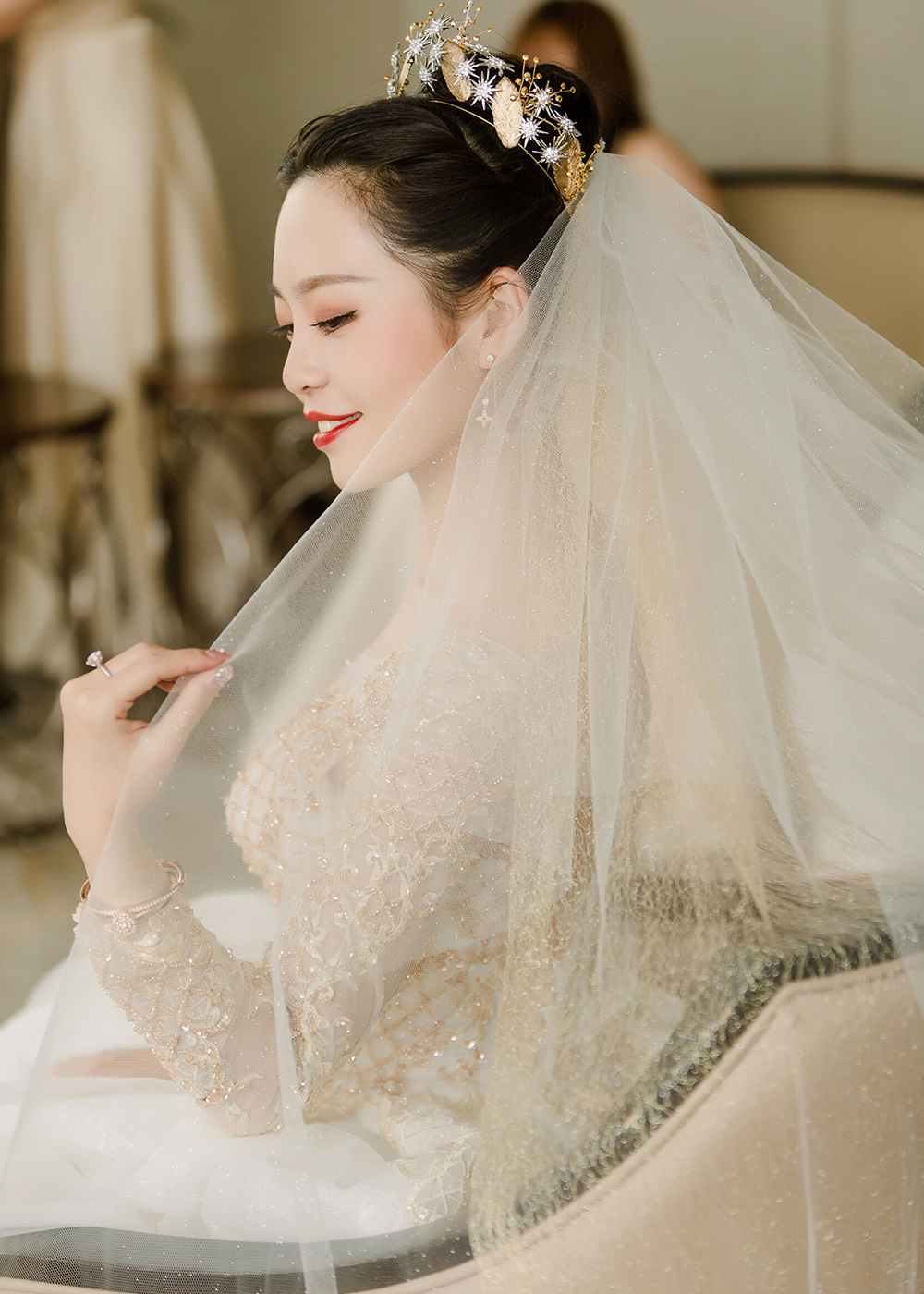 润尚美妆造型,新娘跟妆,时尚新娘造型,婚礼造型,新娘试妆照