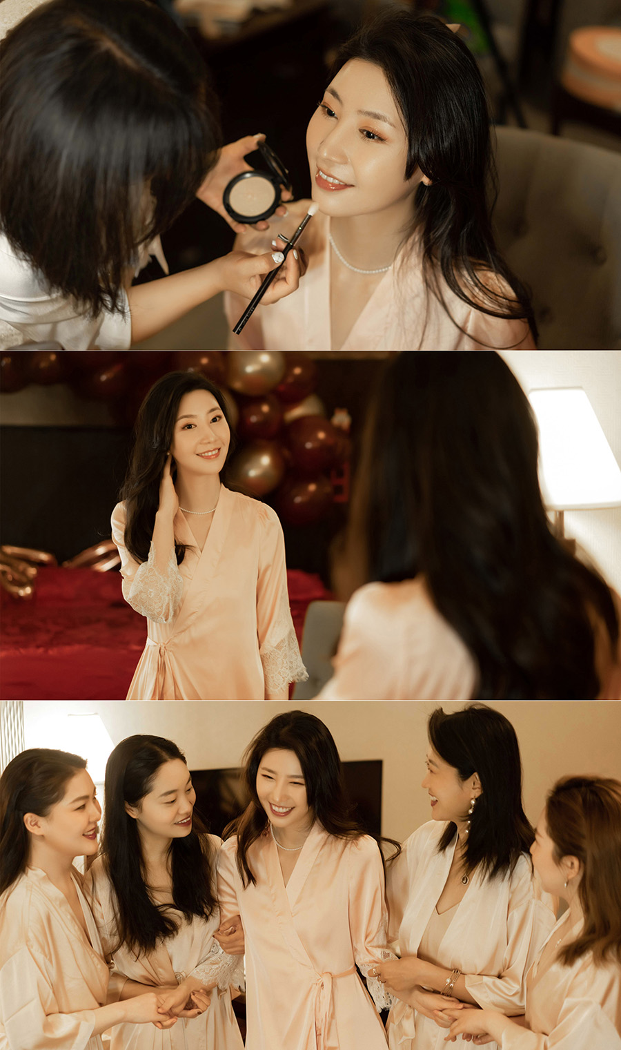 润尚美妆造型,新娘跟妆,时尚新娘造型,婚礼造型,新娘试妆照