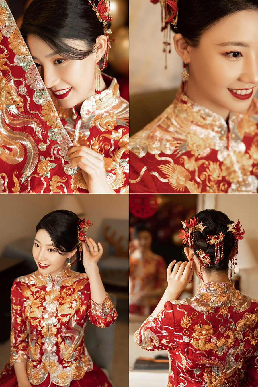 润尚美妆造型,新娘跟妆,时尚新娘造型,婚礼造型,新娘试妆照