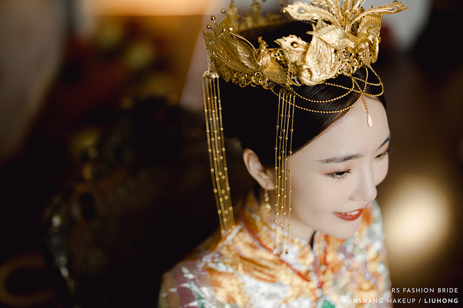 润尚美妆造型,新娘跟妆,时尚新娘造型,婚礼造型,新娘试妆照