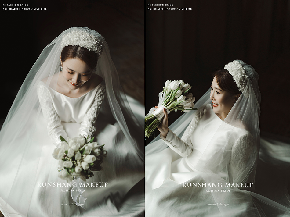 润尚美妆造型,新娘跟妆,时尚新娘造型,婚礼造型,新娘试妆照