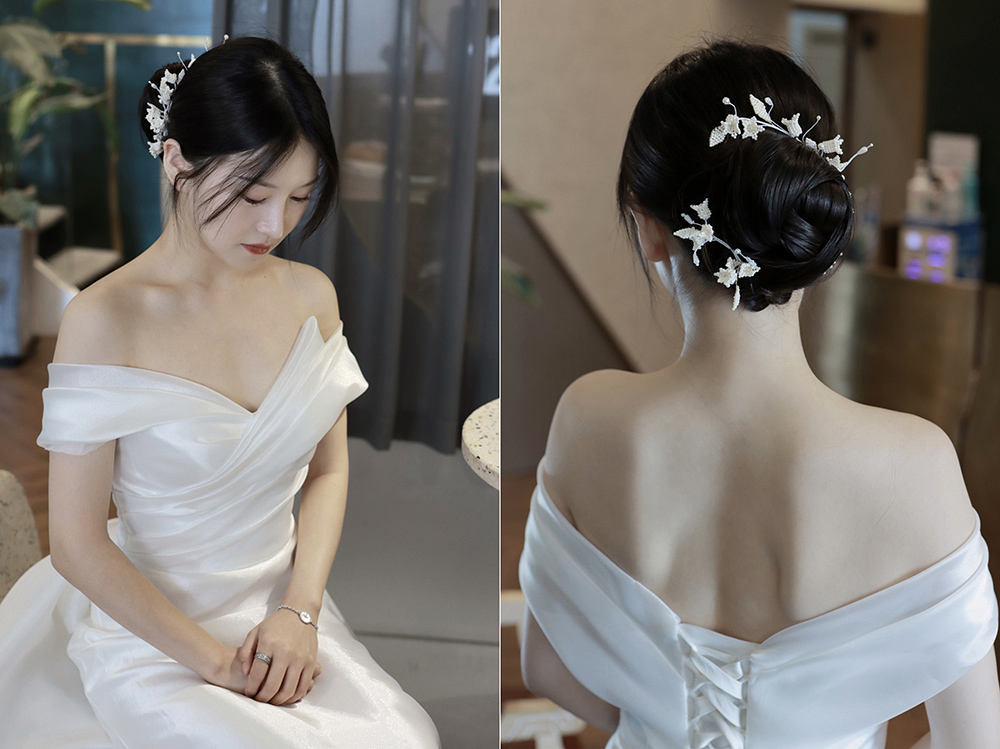 润尚美妆造型,新娘跟妆,时尚新娘造型,婚礼造型,新娘试妆照