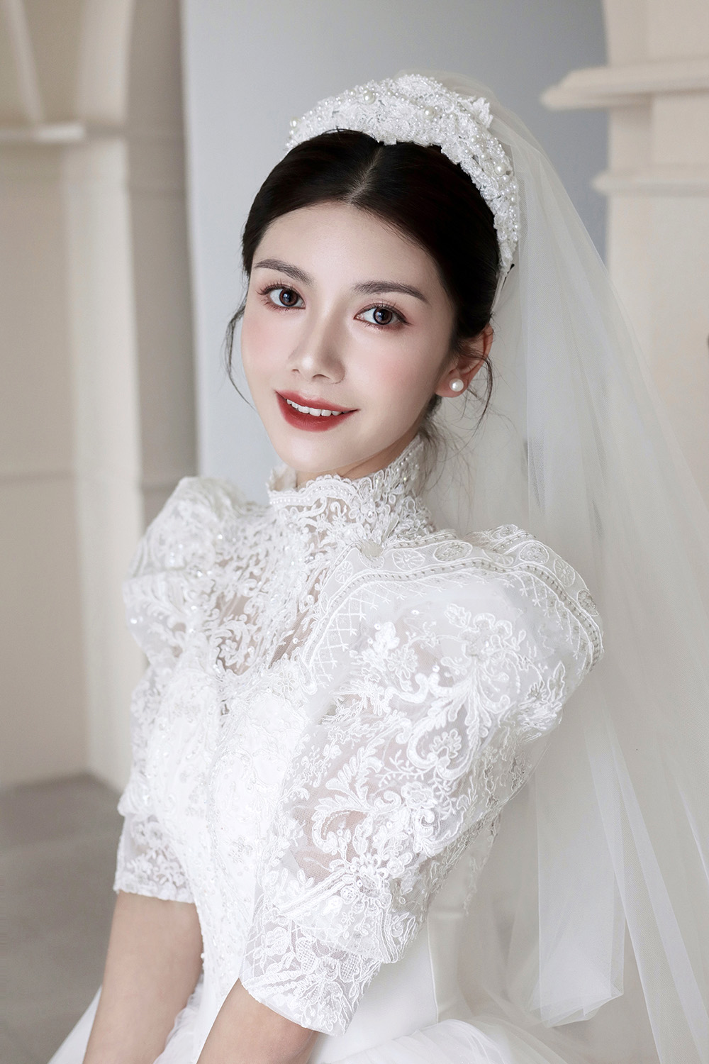 润尚美妆造型,新娘跟妆,时尚新娘造型,婚礼造型,新娘试妆照