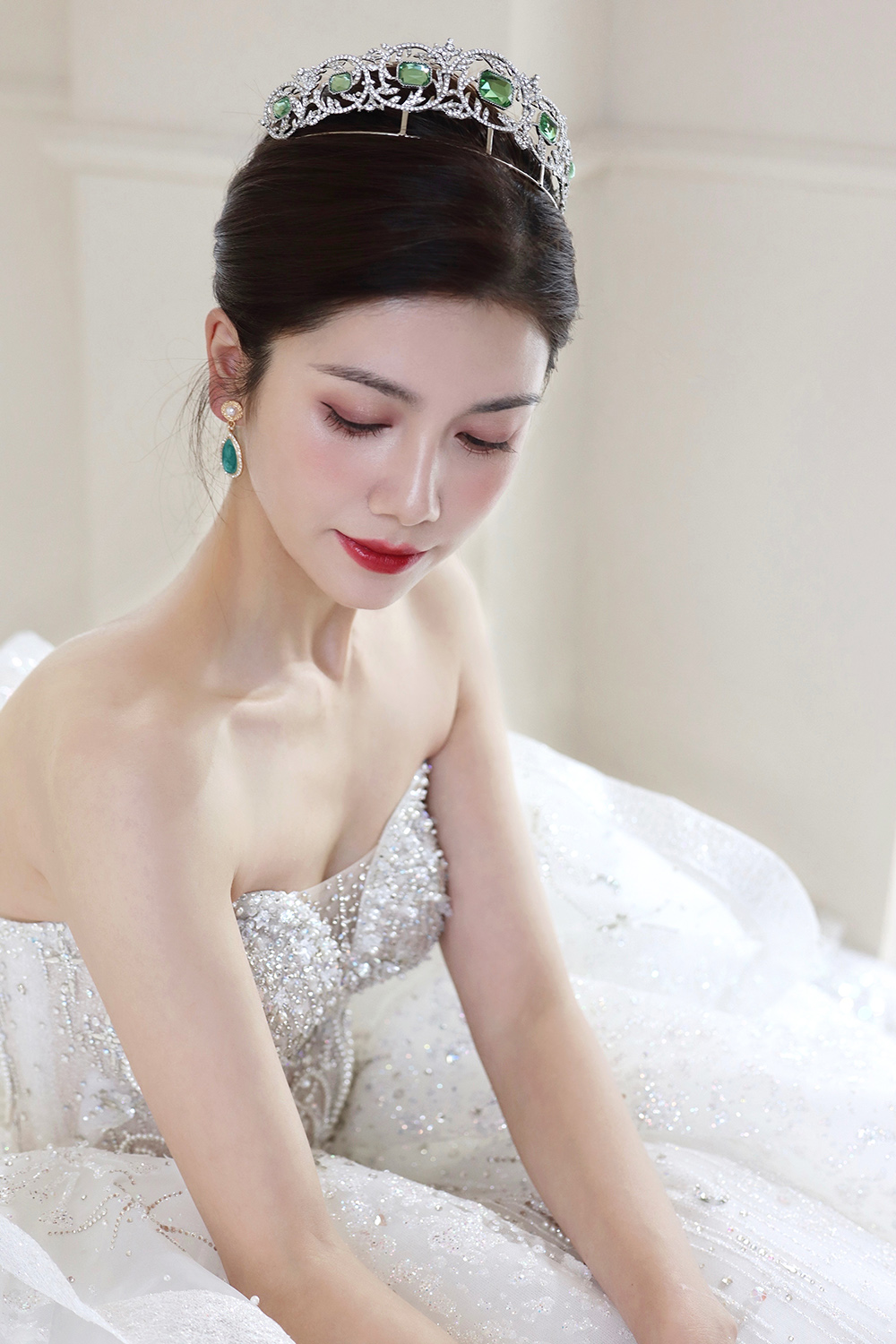 润尚美妆造型,新娘跟妆,时尚新娘造型,婚礼造型,新娘试妆照