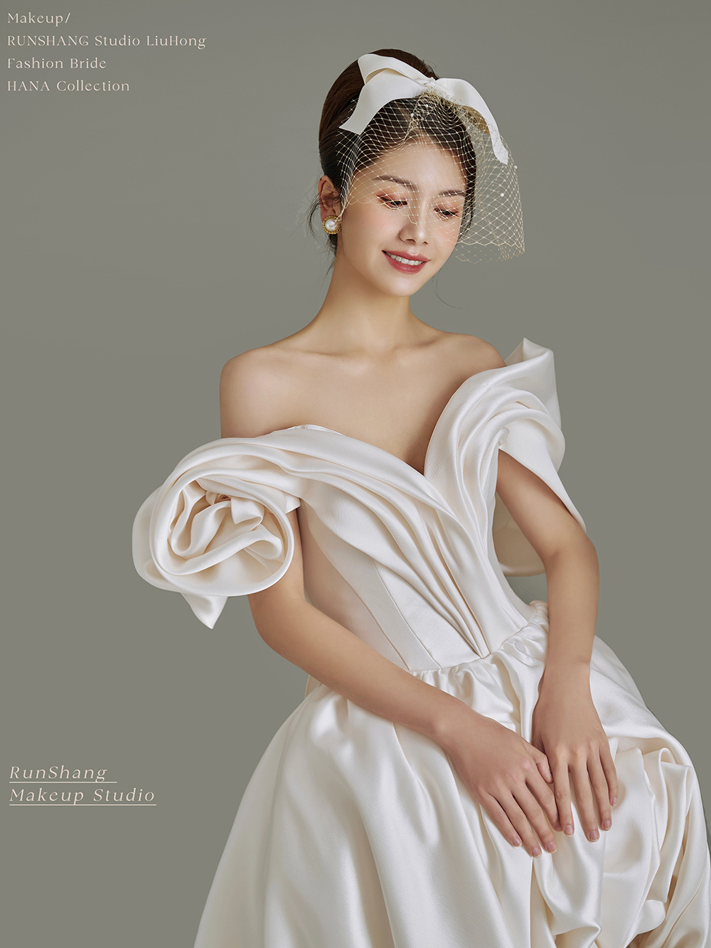 润尚美妆造型,新娘跟妆,时尚新娘造型,婚礼造型,新娘试妆照