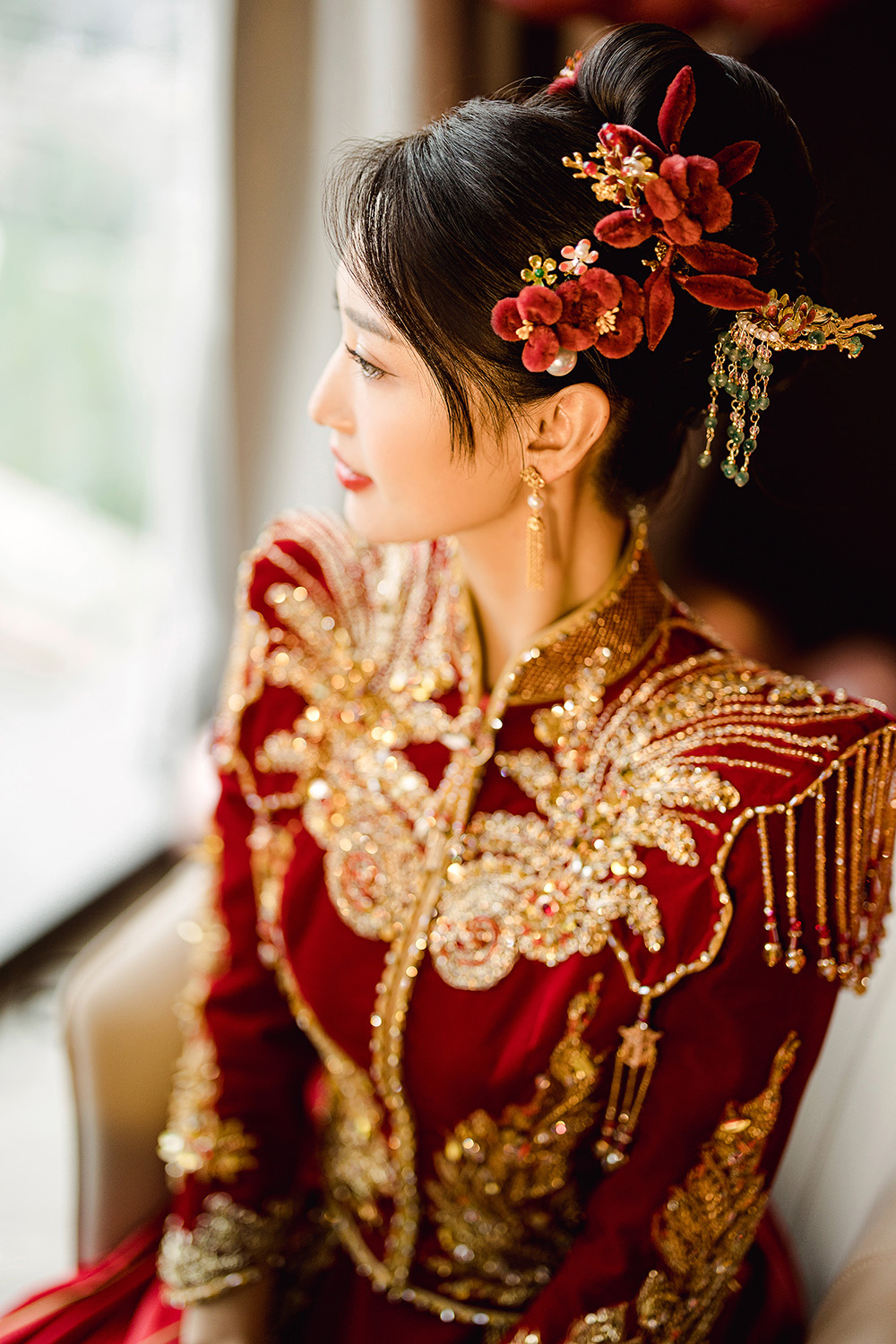 润尚美妆造型,新娘跟妆,时尚新娘造型,婚礼造型,新娘试妆照