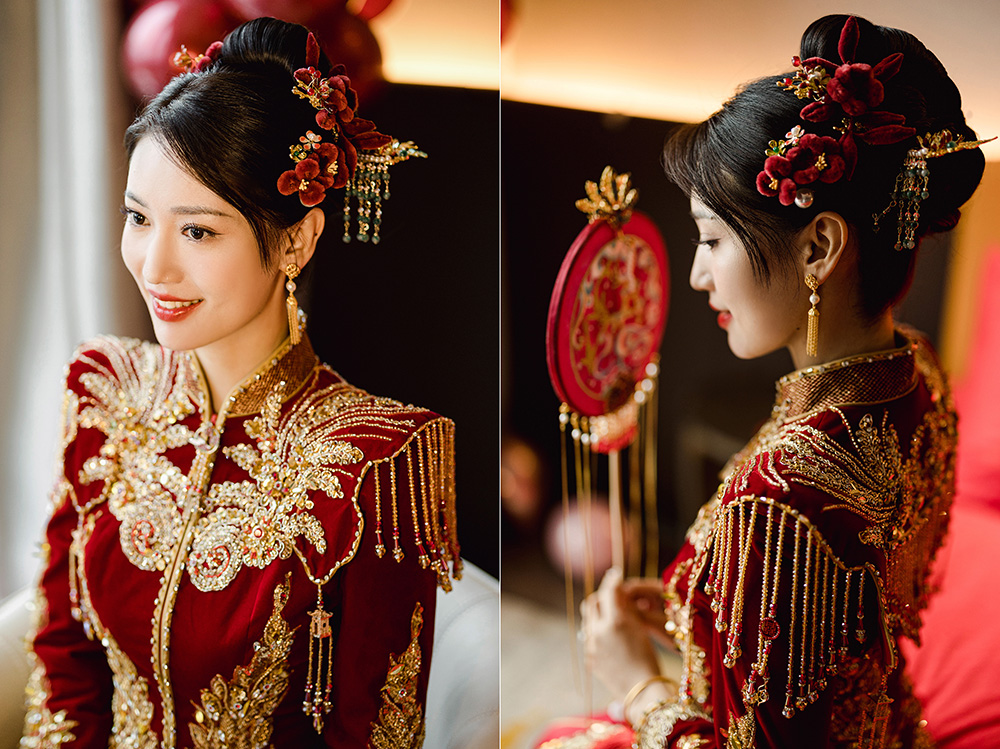 润尚美妆造型,新娘跟妆,时尚新娘造型,婚礼造型,新娘试妆照