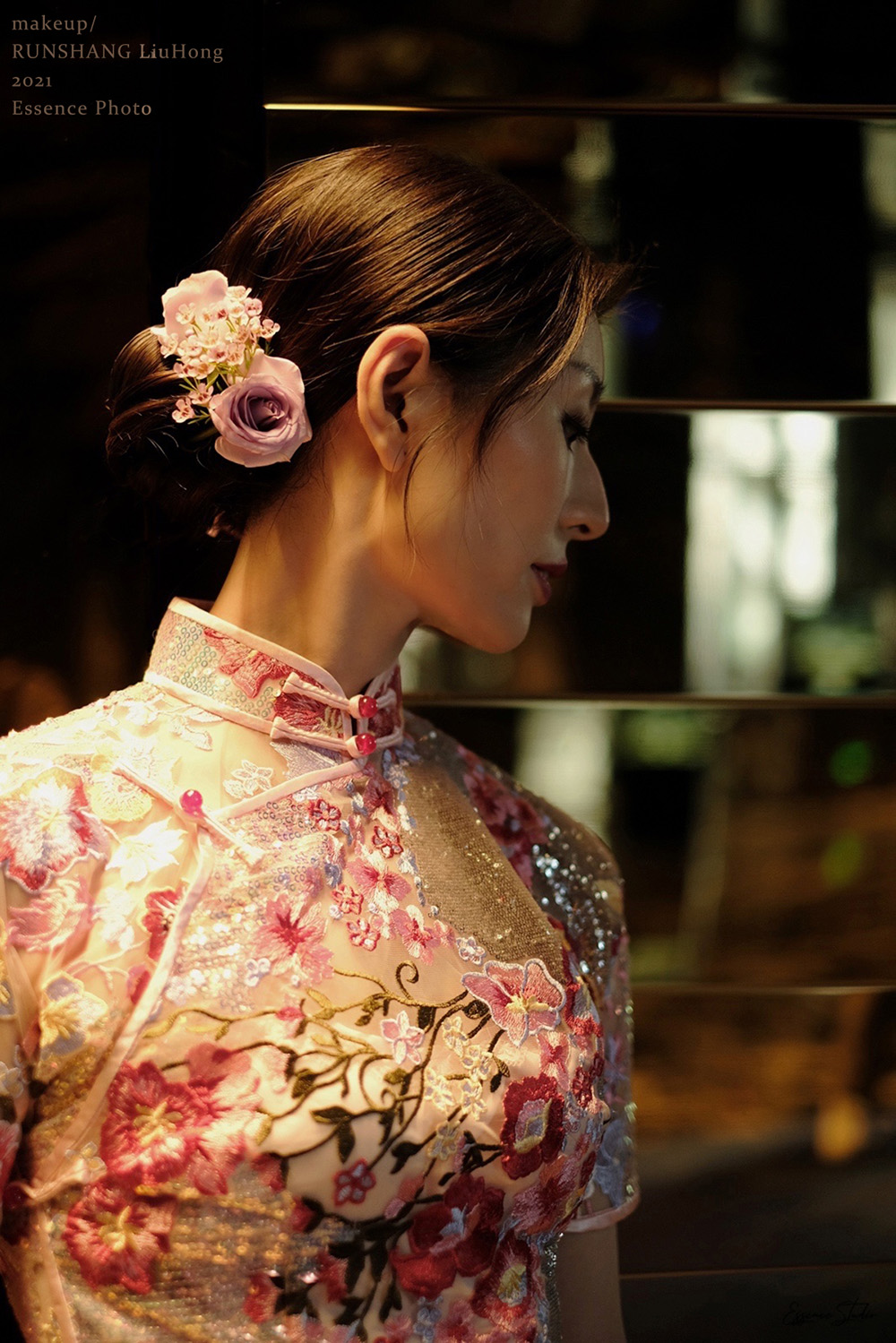 润尚美妆造型,新娘跟妆,时尚新娘造型,婚礼造型,新娘试妆照