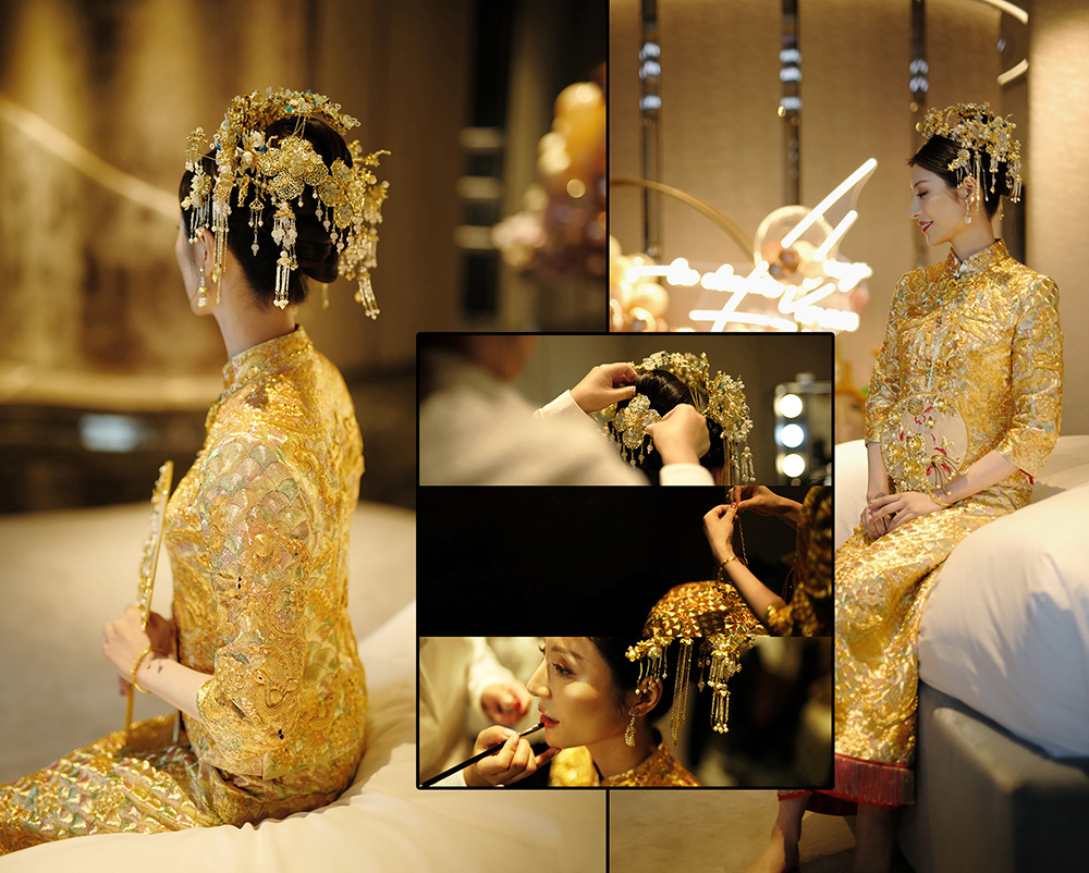 润尚美妆造型,新娘跟妆,时尚新娘造型,婚礼造型,新娘试妆照