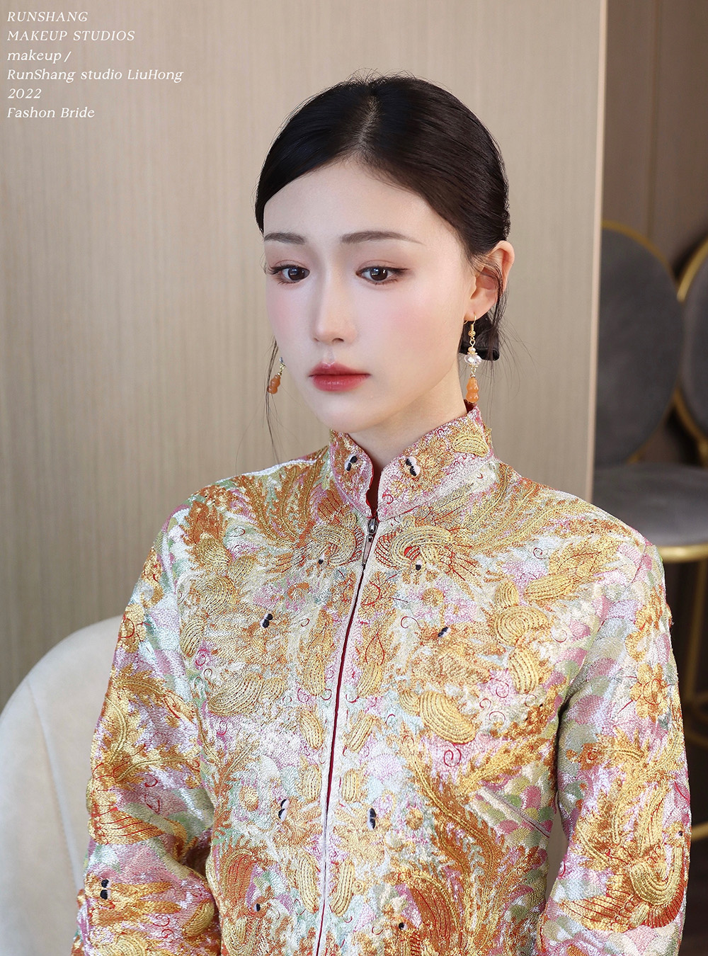 润尚美妆造型,新娘跟妆,时尚新娘造型,婚礼造型,新娘试妆照