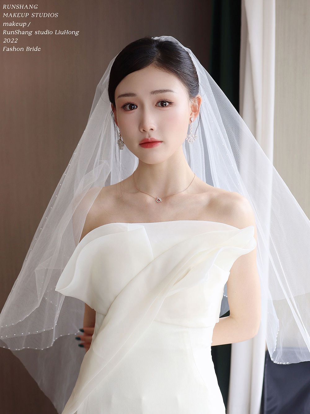 润尚美妆造型,新娘跟妆,时尚新娘造型,婚礼造型,新娘试妆照