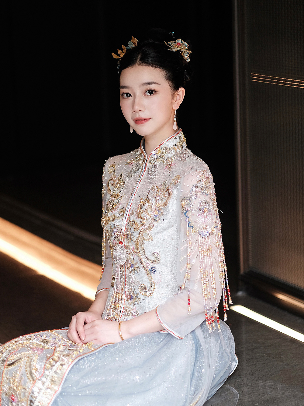 润尚美妆造型,新娘跟妆,时尚新娘造型,婚礼造型,新娘试妆照