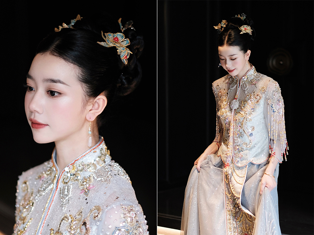 润尚美妆造型,新娘跟妆,时尚新娘造型,婚礼造型,新娘试妆照