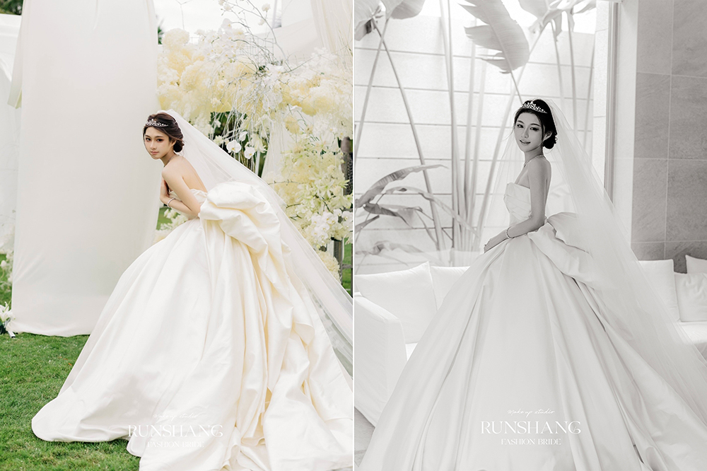 润尚美妆造型,新娘跟妆,时尚新娘造型,婚礼造型,新娘试妆照