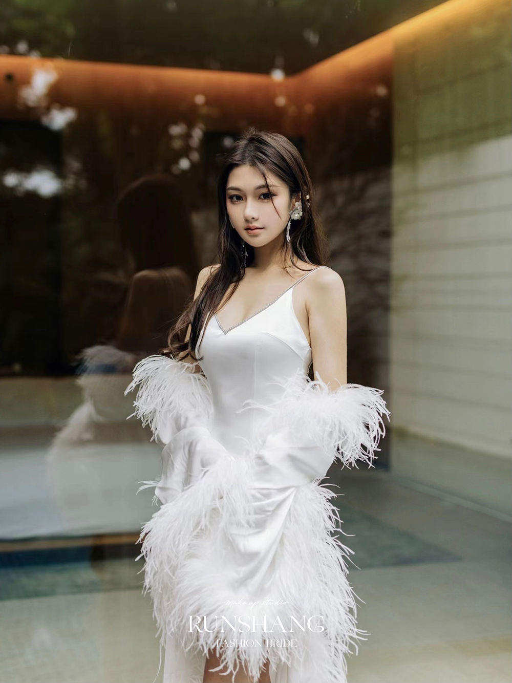 润尚美妆造型,新娘跟妆,时尚新娘造型,婚礼造型,新娘试妆照