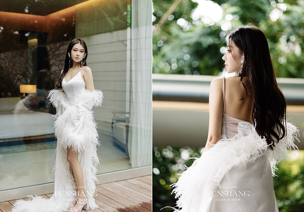 润尚美妆造型,新娘跟妆,时尚新娘造型,婚礼造型,新娘试妆照