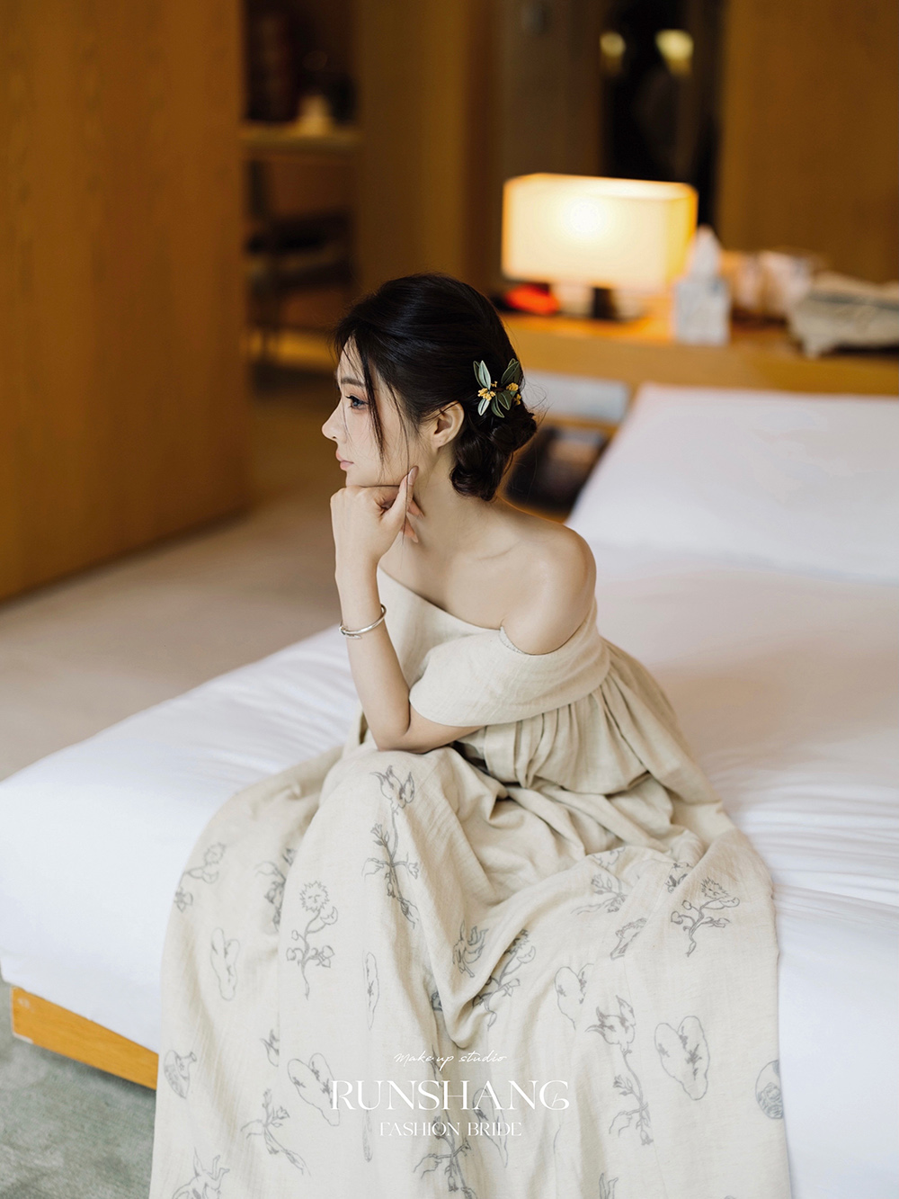 润尚美妆造型,新娘跟妆,时尚新娘造型,婚礼造型,新娘试妆照