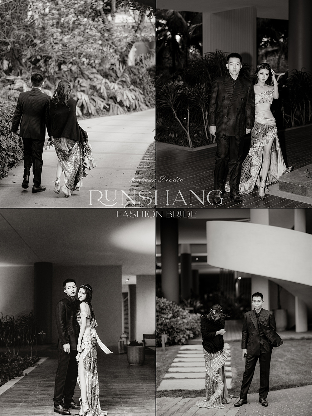 润尚美妆造型,新娘跟妆,时尚新娘造型,婚礼造型,新娘试妆照