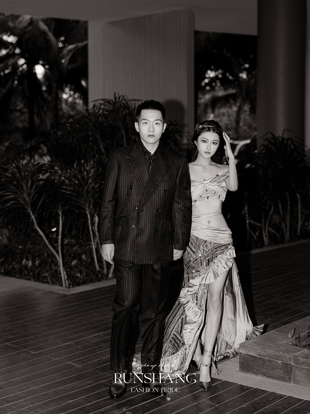 润尚美妆造型,新娘跟妆,时尚新娘造型,婚礼造型,新娘试妆照