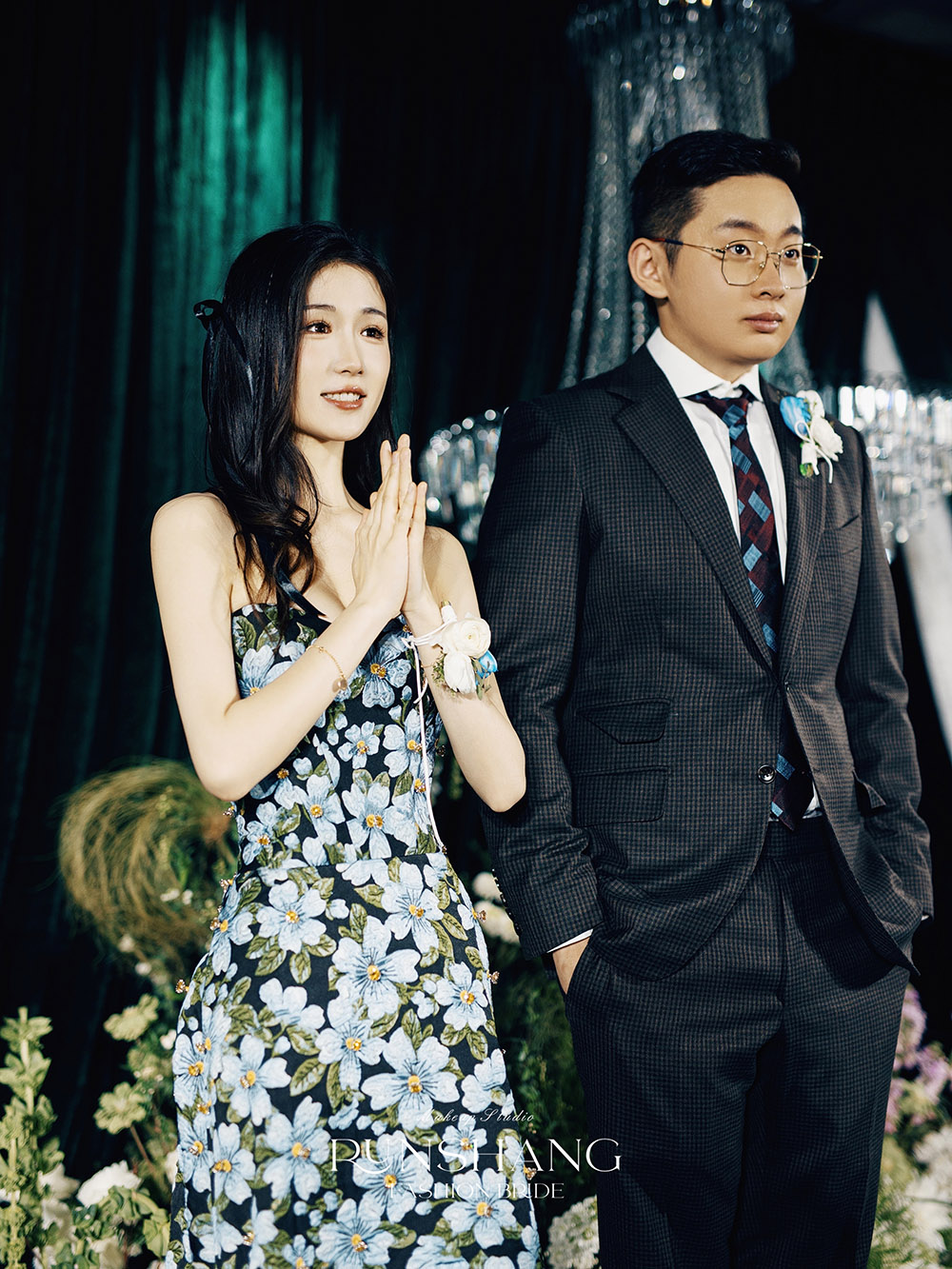 润尚美妆造型,新娘跟妆,时尚新娘造型,婚礼造型,新娘试妆照