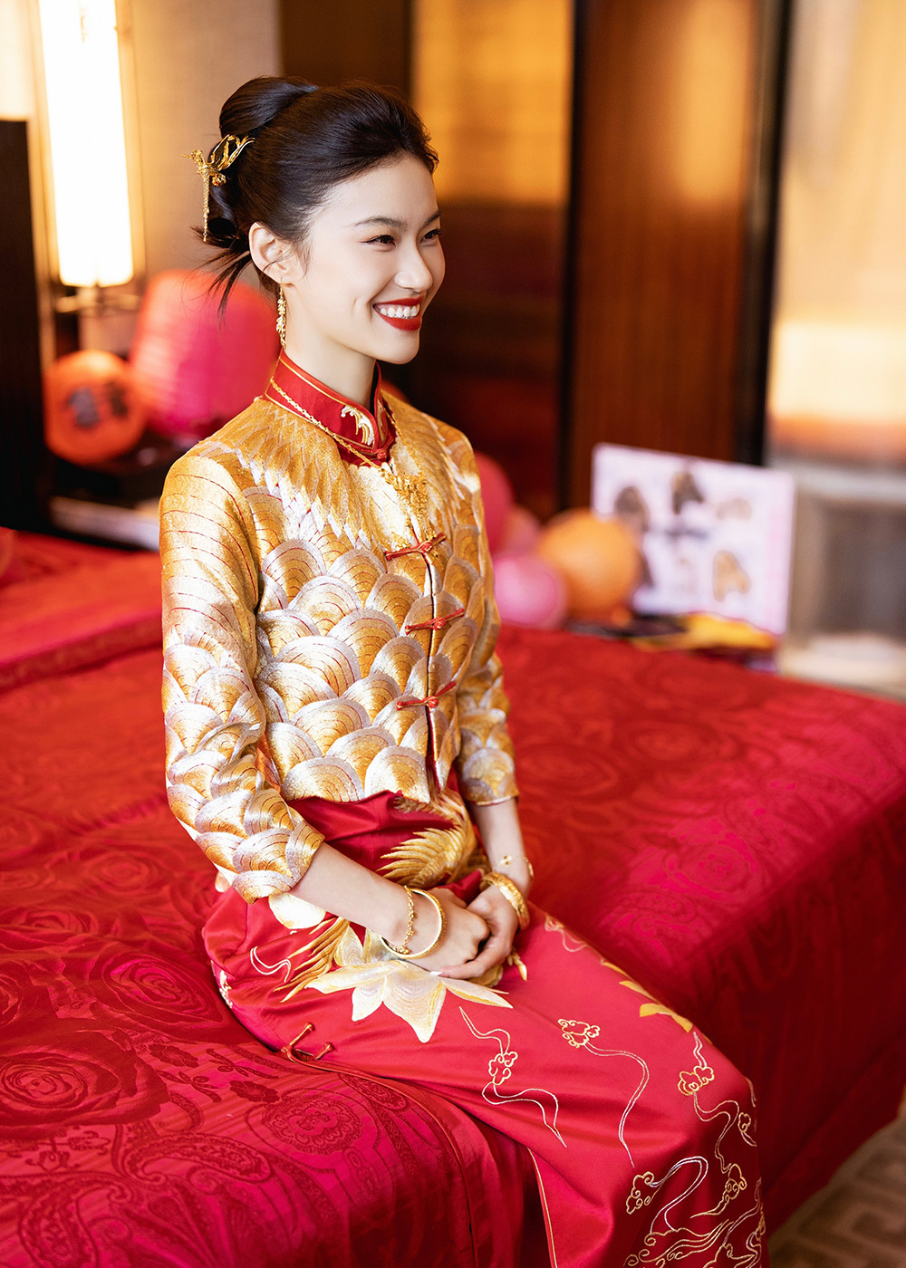 润尚美妆造型,新娘跟妆,时尚新娘造型,婚礼造型,新娘试妆照