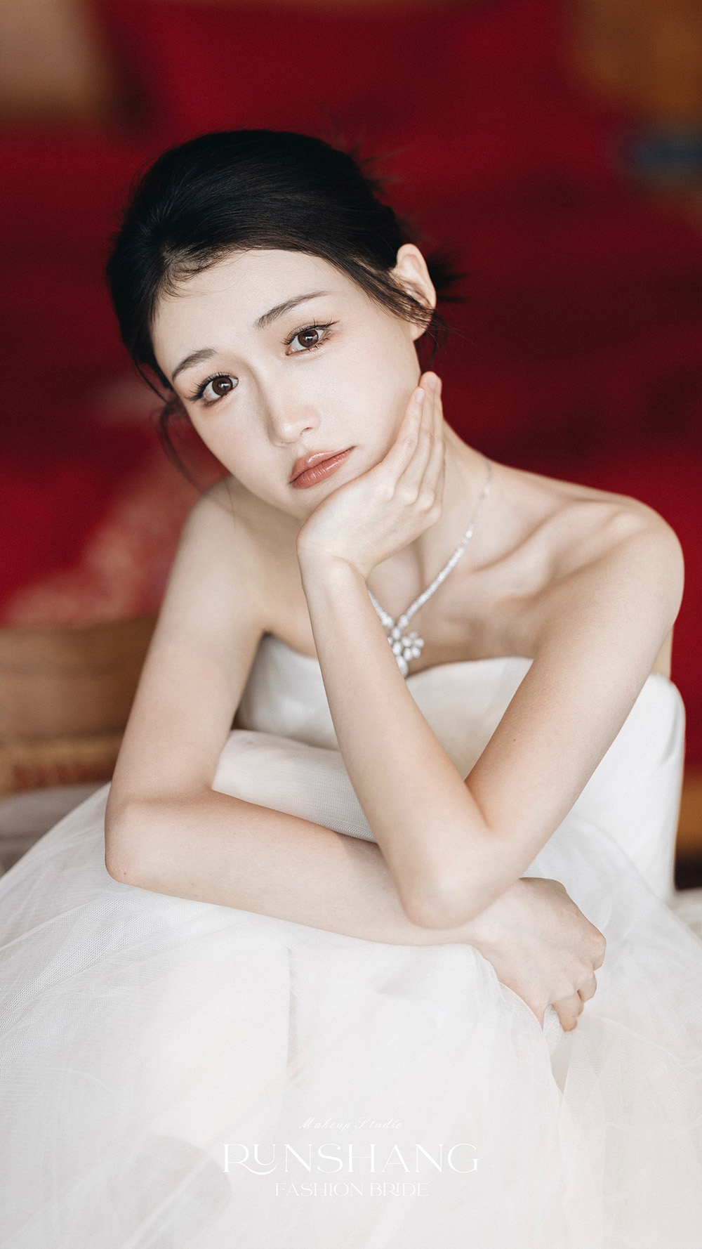 润尚美妆造型,新娘跟妆,时尚新娘造型,婚礼造型,新娘试妆照