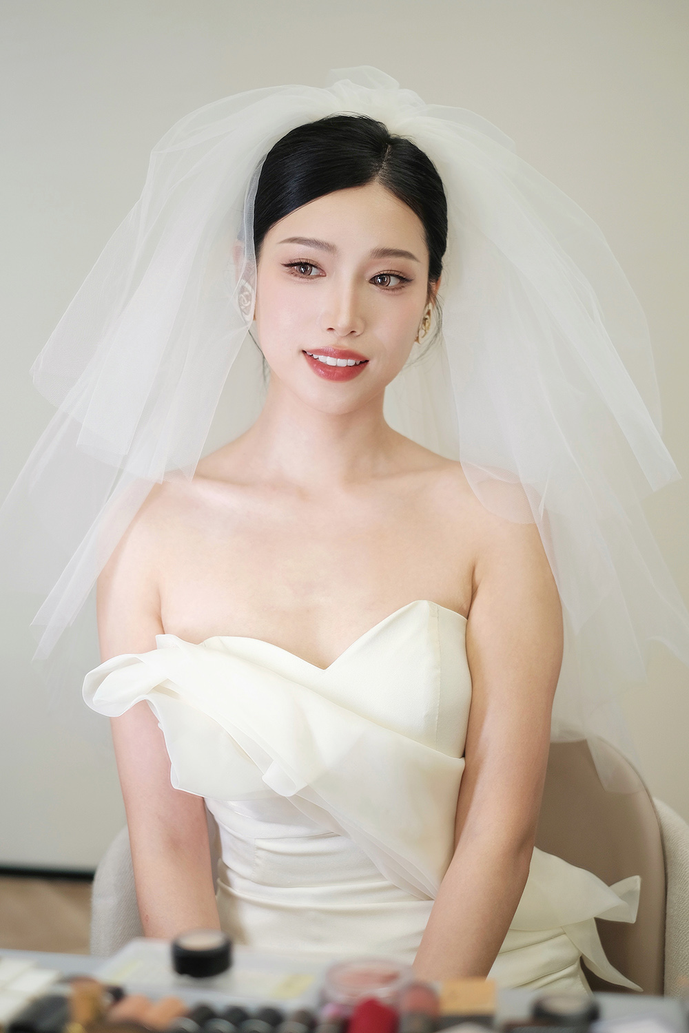 润尚美妆造型,新娘跟妆,时尚新娘造型,婚礼造型,新娘试妆照