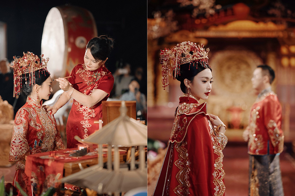 润尚美妆造型,新娘跟妆,时尚新娘造型,婚礼造型,新娘试妆照